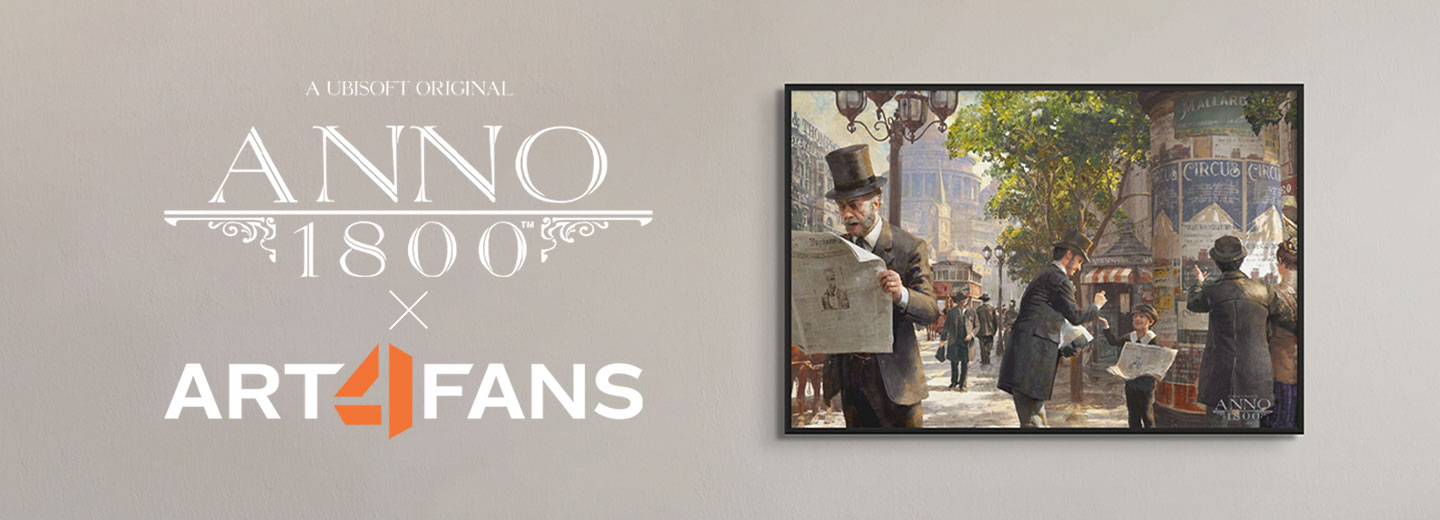 Anno 1800 x Art4Fans – art prints for your home